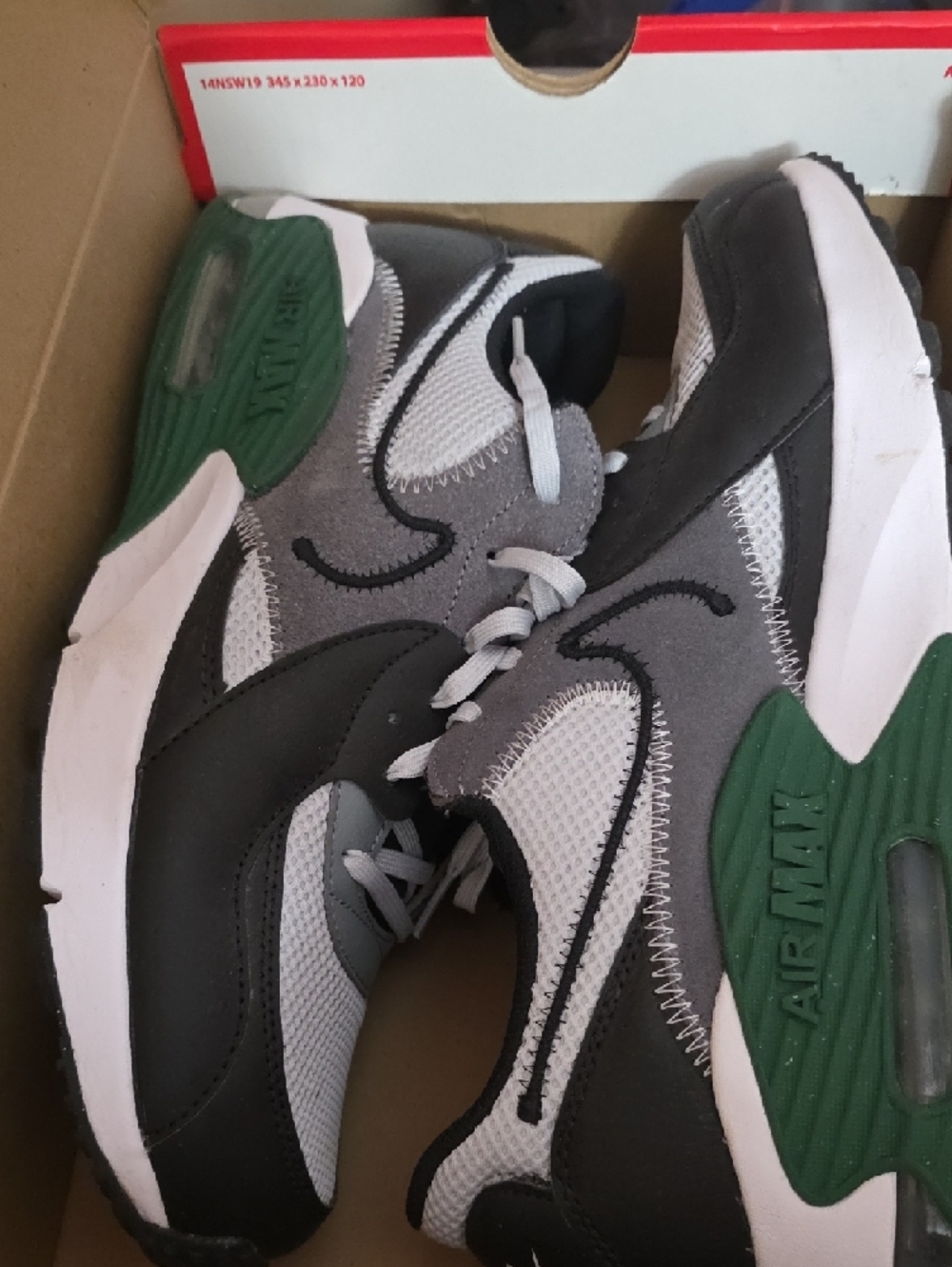 Nike Air Max Men’s Shoes - Green  Grey. Black